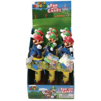 Super Mario Fan with LED Lights 0.35oz 12ct