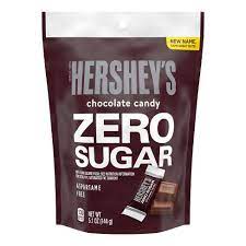 Hershey's Milk Chocolate Candy Zero Sugar Pouch 5.1oz 8ct