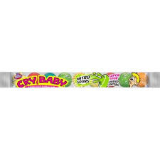 Cry Baby Nitro Sours Gumballs 9 Ball Tube 24ct