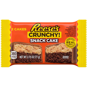 Reese's Crunchy Snack Cake Bar 2.75oz 12ct