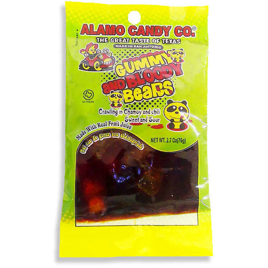 Alamo Gummy Bears in Chamoy & Chili Sauce 2.7oz 12ct
