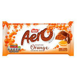 Aero Orange Chocolate Sharing Bar 90g 15ct (UK)