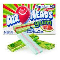 Airheads Gum Watermelon 1.185oz 12ct - candynow.ca