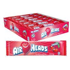 Airheads Singles Cherry .55oz 36ct - candynow.ca