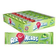Airheads Singles Green Apple .55oz 36ct - candynow.ca