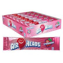 Airheads Singles Strawberry .55oz 36ct - candynow.ca