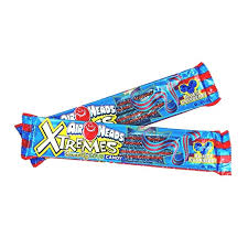 Airheads Xtremes Belts Bluest Raspberry 2oz 18ct - candynow.ca