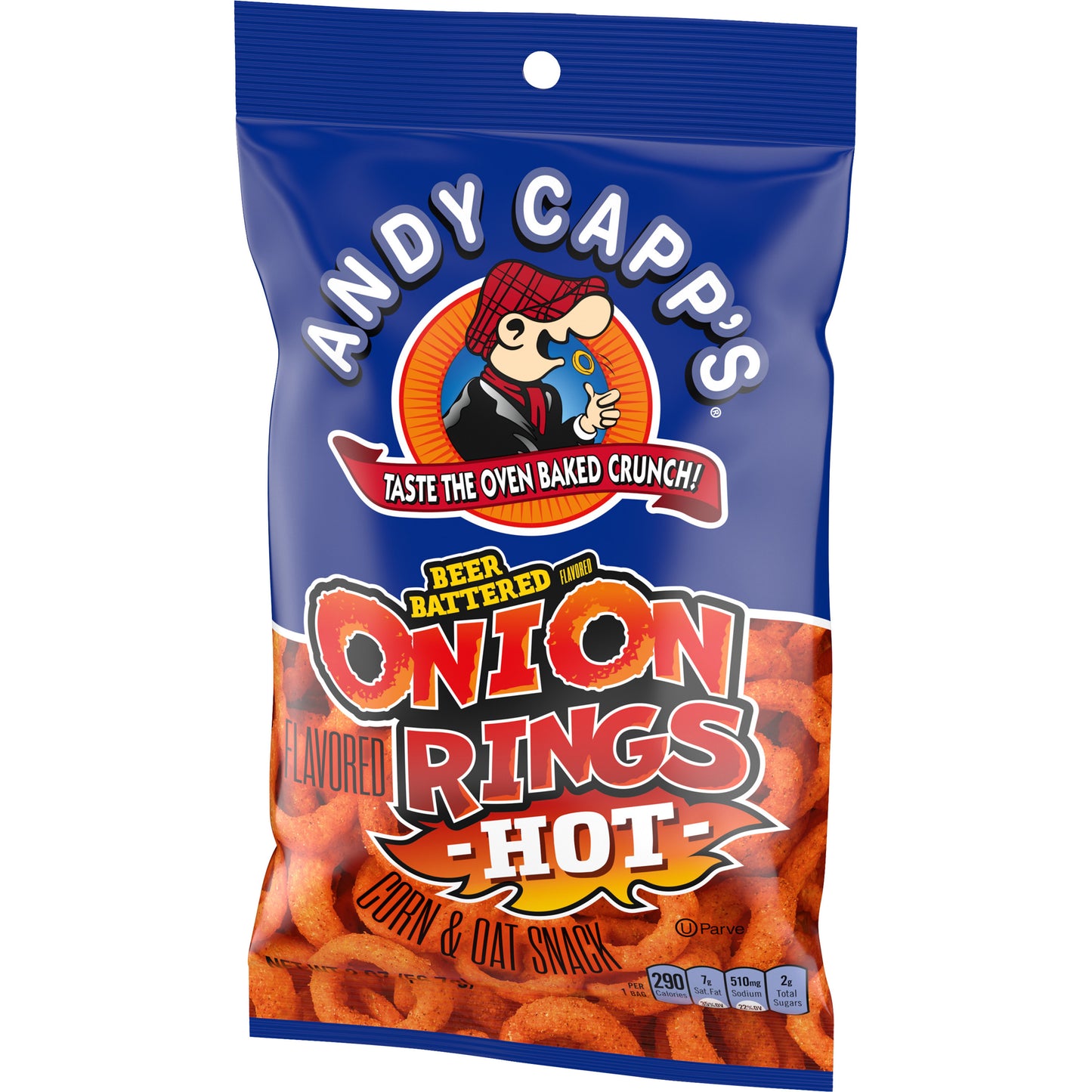 Andy Capp's Beer Battered Hot Onion Rings 2oz 12ct