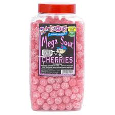 Mega Sour Cherries Tub 3kg (UK) - candynow.ca