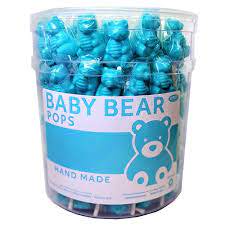 Baby Bear Pops Tub - Blue 115ct