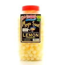 Mega Sour Lemon Tub 3kg (UK) - candynow.ca