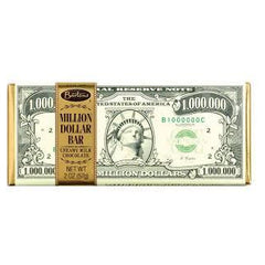 Barton's Million Dollar Milk Chocolate Bar 2oz 12ct
