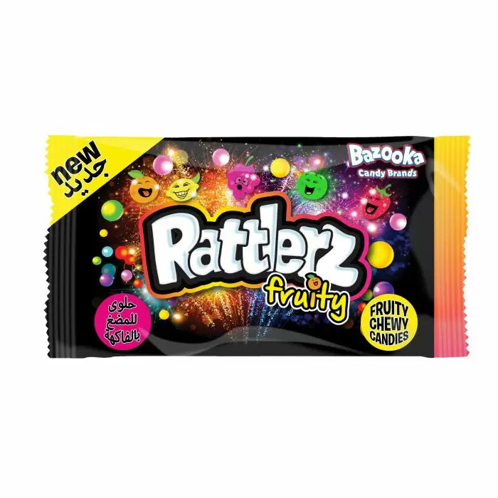 Bazooka Rattlerz Fruity Bag 40g 24ct (UK)
