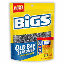 Big's Sunflower Seeds Old Bay Peg Bags 5.35oz 12ct
