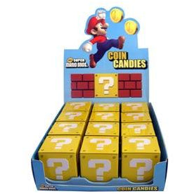 Boston America Mario Bros Coin Box Candy 12ct - candynow.ca