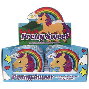 Boston America Unicorn Pretty Sweet Marshmallow Candy 12ct - candynow.ca