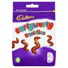 Cadbury Curly Wurly Squirlies Pouch 95g 10ct (UK)