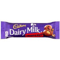 Cadbury Dairy Milk Fruit & Nut Standard 49g 48ct (UK) - candynow.ca
