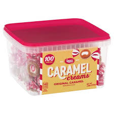 Goetze's Caramel Creams Square Tub (100 Piece) 2.5lb 1ct