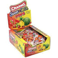 Charms Pop Sweet & Sour 48ct - candynow.ca