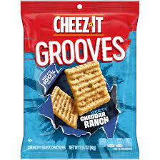 Cheez-It Grooves Cheddar Ranch 3.25oz 6ct