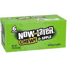 Now & Later 6pc Chewy Apple 0.93oz 24ct