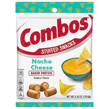 Combos Bag Nacho Cheese Pretzel 6.3oz 12ct