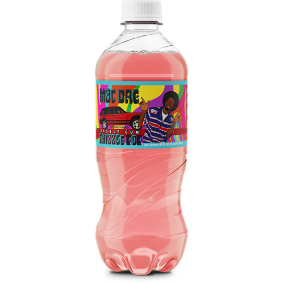 Exotic Pop Mac Dre Thizzle Pop Bubblegum 591ml 24ct - Candynow.ca Exclusive - (Shipping Extra, Click for Details)
