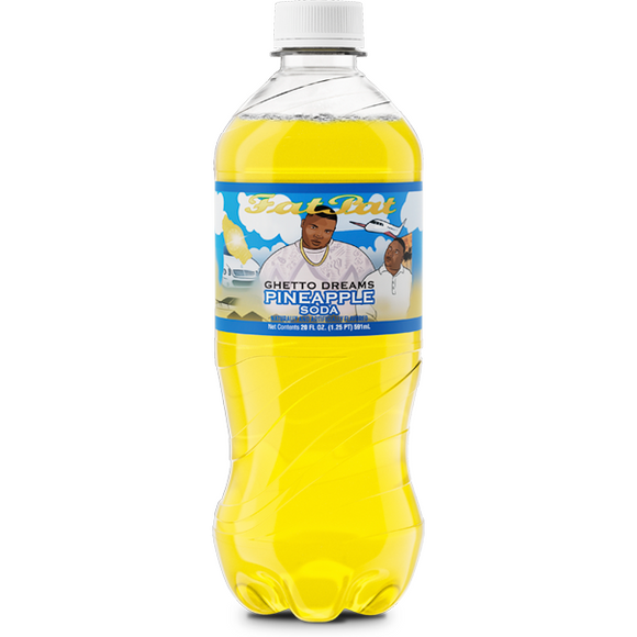 Exotic Pop Fat Pat Pineapple 591ml 24ct - Candynow.ca Exclusive - (Shipping Extra, Click for Details)