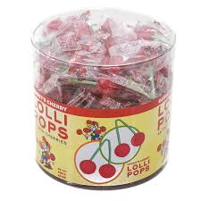 Gerrit Twin Cherry Pops .48oz 48ct - candynow.ca