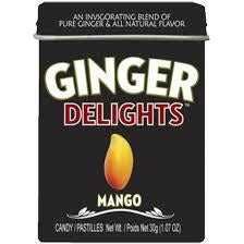 Ginger Delights Mints Mango 12ct - candynow.ca
