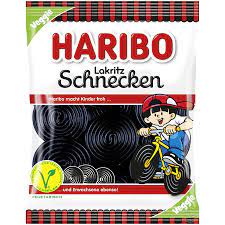 Haribo Licorice Wheels - Lakritz Schnecken 175g 34ct (Europe)
