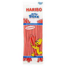 Haribo Strawberry Balla Stixx Bags 140g 12ct (UK)