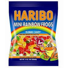 Haribo Peg Bag Mini Rainbow Frogs 5oz 12ct - candynow.ca