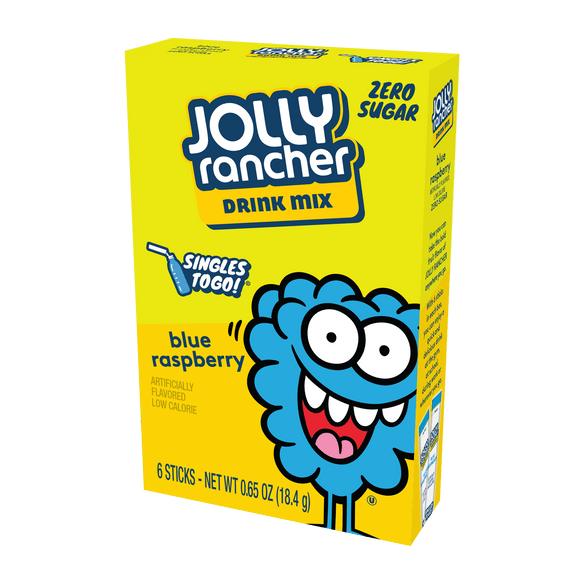 Jolly Rancher - Blue Raspberry Singles To Go 1oz 12ct