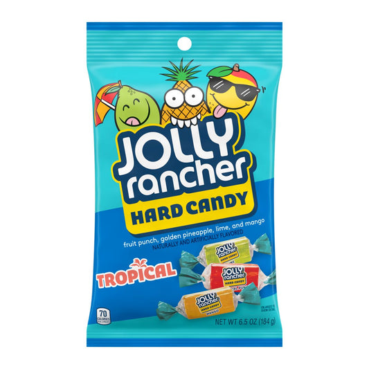 Jolly Rancher Peg Bag Hard Tropical 6.5oz 12ct