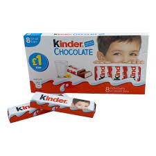 Kinder Chocolate 8-Pack 100g 10ct (UK)