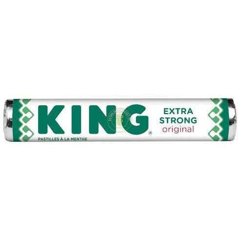 King Extra Strong Peppermint Rolls 44g 36ct (Netherlands) - candynow.ca