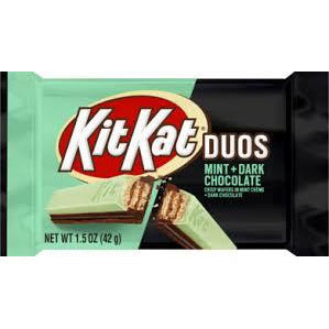 Kit Kat Duos Dark Chocolate Mint King Size 3oz 24ct - candynow.ca