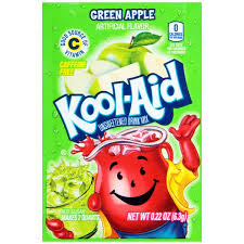 Kool-Aid Unsweetened Green Apple .14oz 48ct - candynow.ca