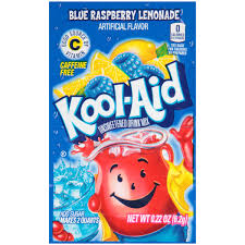Kool-Aid Unsweetened  Blue Raspberry Lemonade .22oz 48ct - candynow.ca