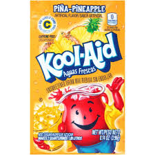 Kool-Aid Unsweetened Pina Pineapple .14oz 48ct - candynow.ca
