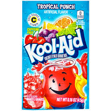 Kool-Aid Unsweetened Tropical Punch .16oz 48ct - candynow.ca