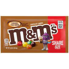 M&M King Size Bag Caramel Cold Brew 2.83oz 24ct