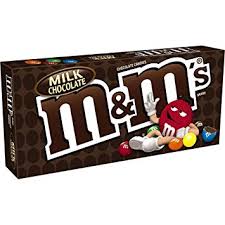 M&M Theater Box Milk Chocolate  3.10oz 12ct - candynow.ca