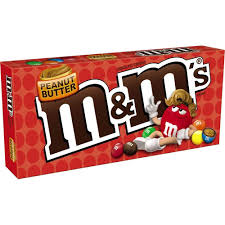 M&M Theater Box Peanut Butter 3oz 12ct - candynow.ca