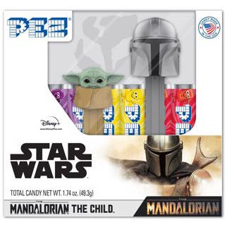 Pez Twin Pack Star Wars Mandalorian & Mini Yoda 1.74z 12ct