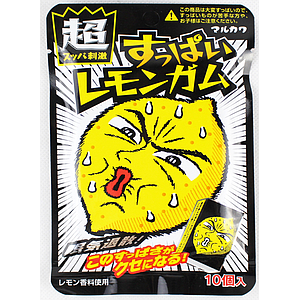Marukawa Suppai Sour Lemon Gum 10ct (Japan)