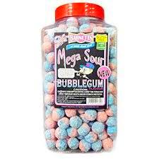 Mega Sour Bubblegum Tub 3kg (UK) - candynow.ca
