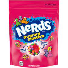 Nerds Gummy Clusters Stand Up Bag 8oz 6ct